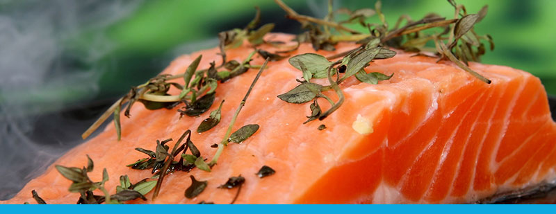 One Pan Lemon Herb Salmon and Zucchini